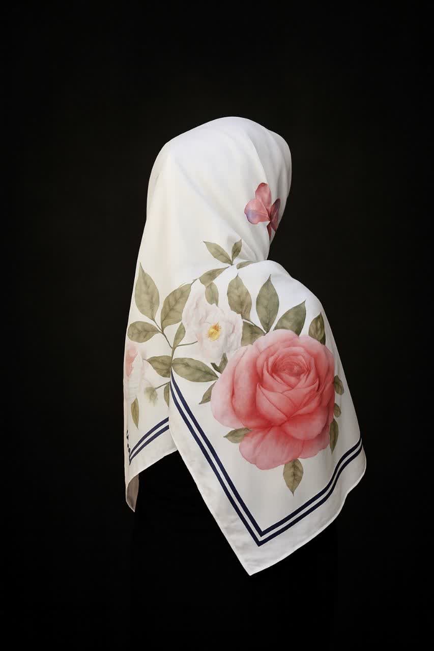 روسری طرح «بهار»