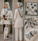 روسری طرح «بلبل»